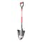 Root Assassin 43 in Overall Length One Shot Garden Shovel, Steel, 31 in Fiberglass D-Handle OS-001 - alternate 1